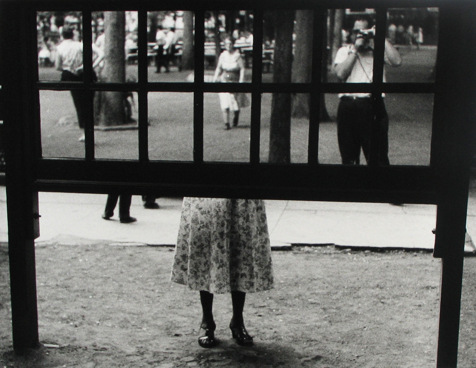 Bill Witt, Self-Portrait in Fun House Mirrors, 1955