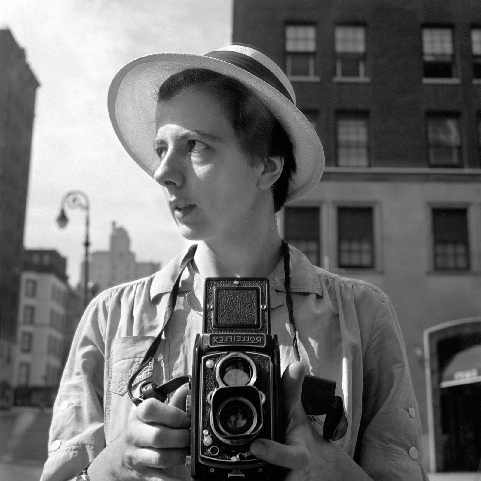 Vivian Maier, Self-portrait, 1954