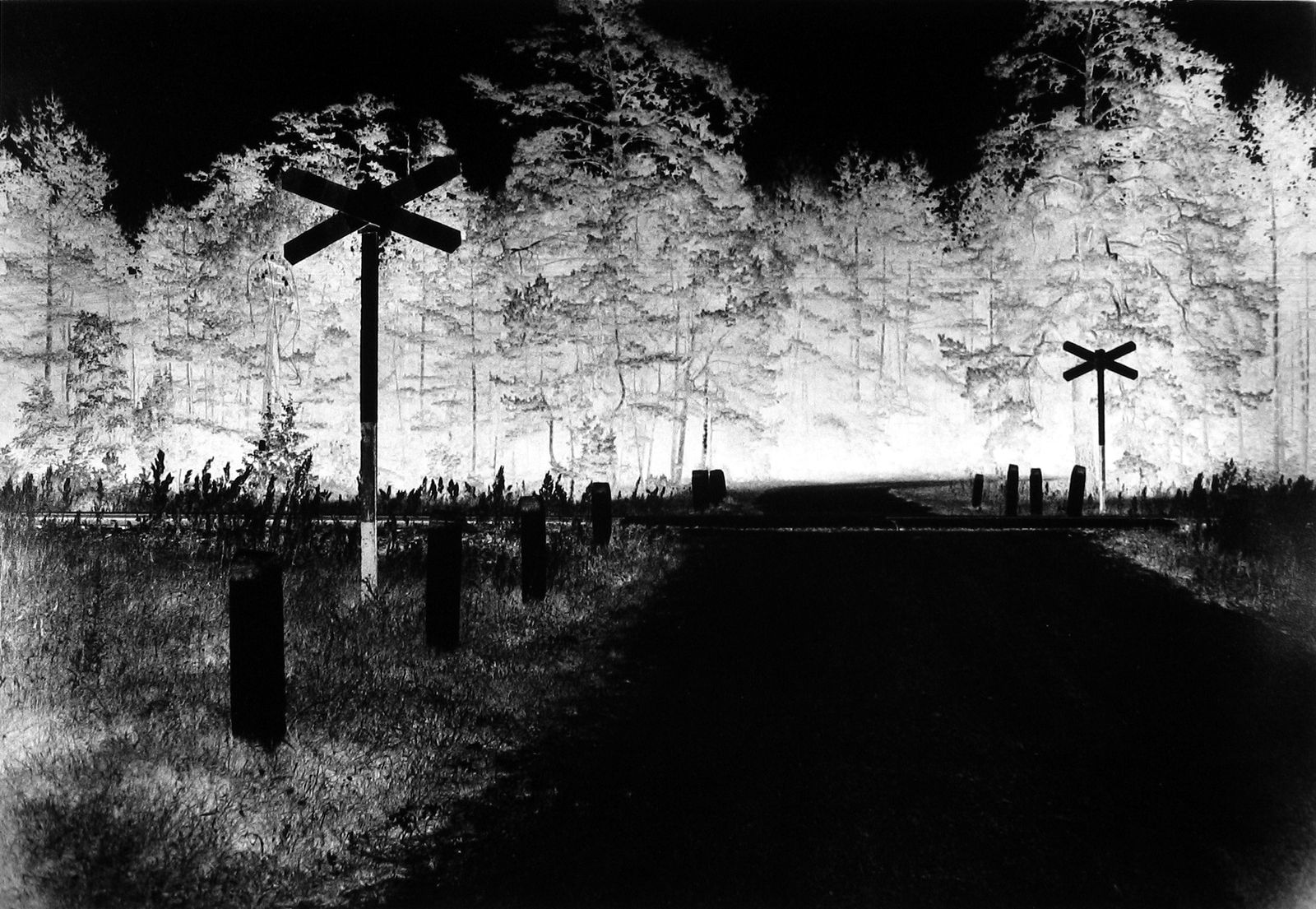 Judy Glickman Lauder, Entrance to Treblinka Death Camp, Poland, 1990