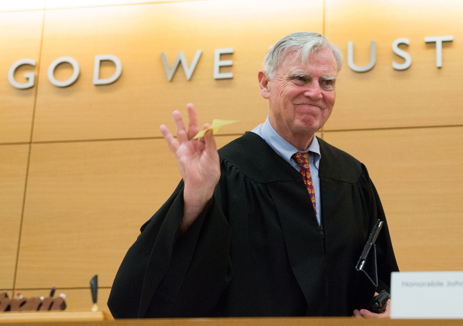 William Klein, Judge + US motto: 