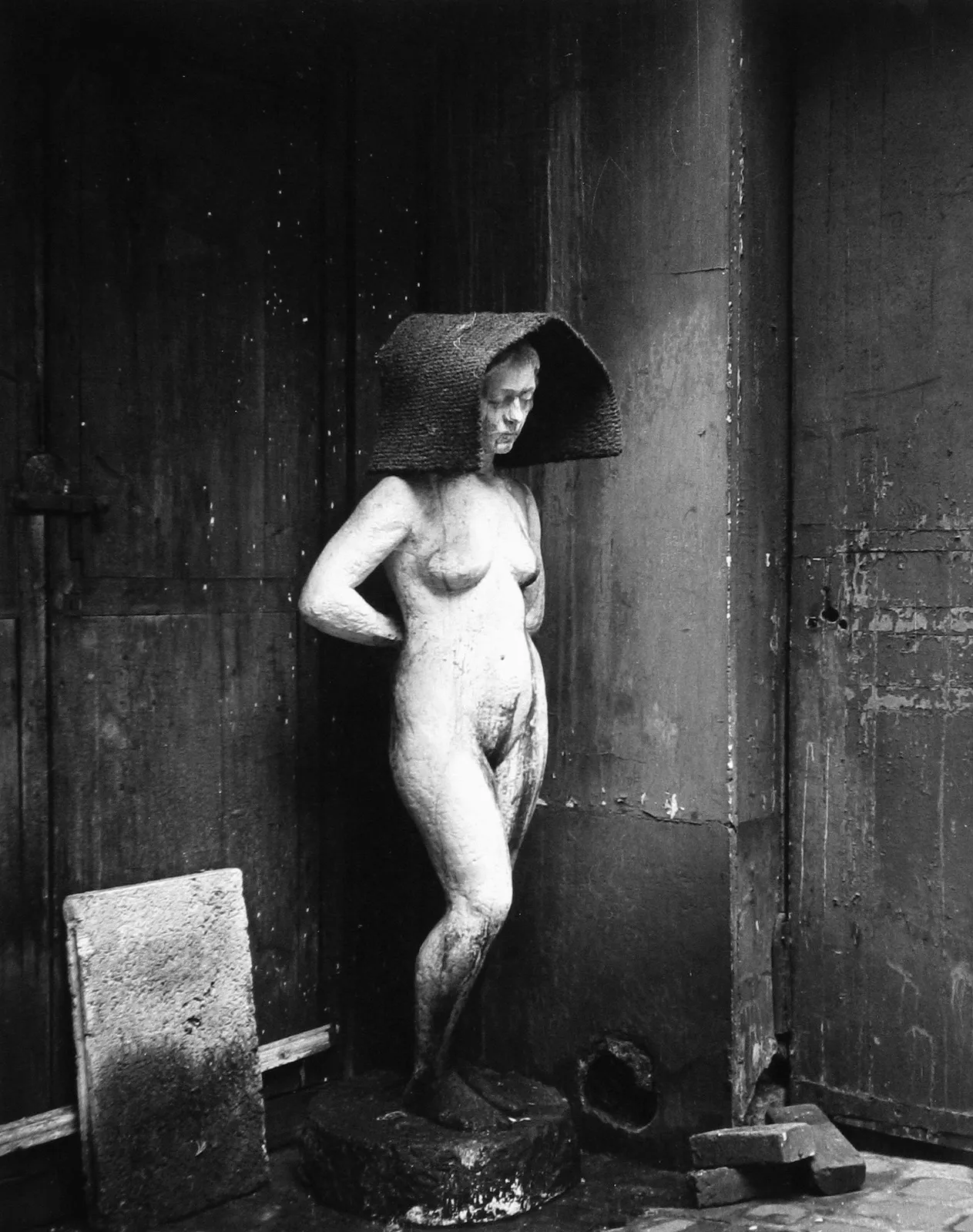 Todd Webb, From Abandoned Sculpture Series, Paris, 1950