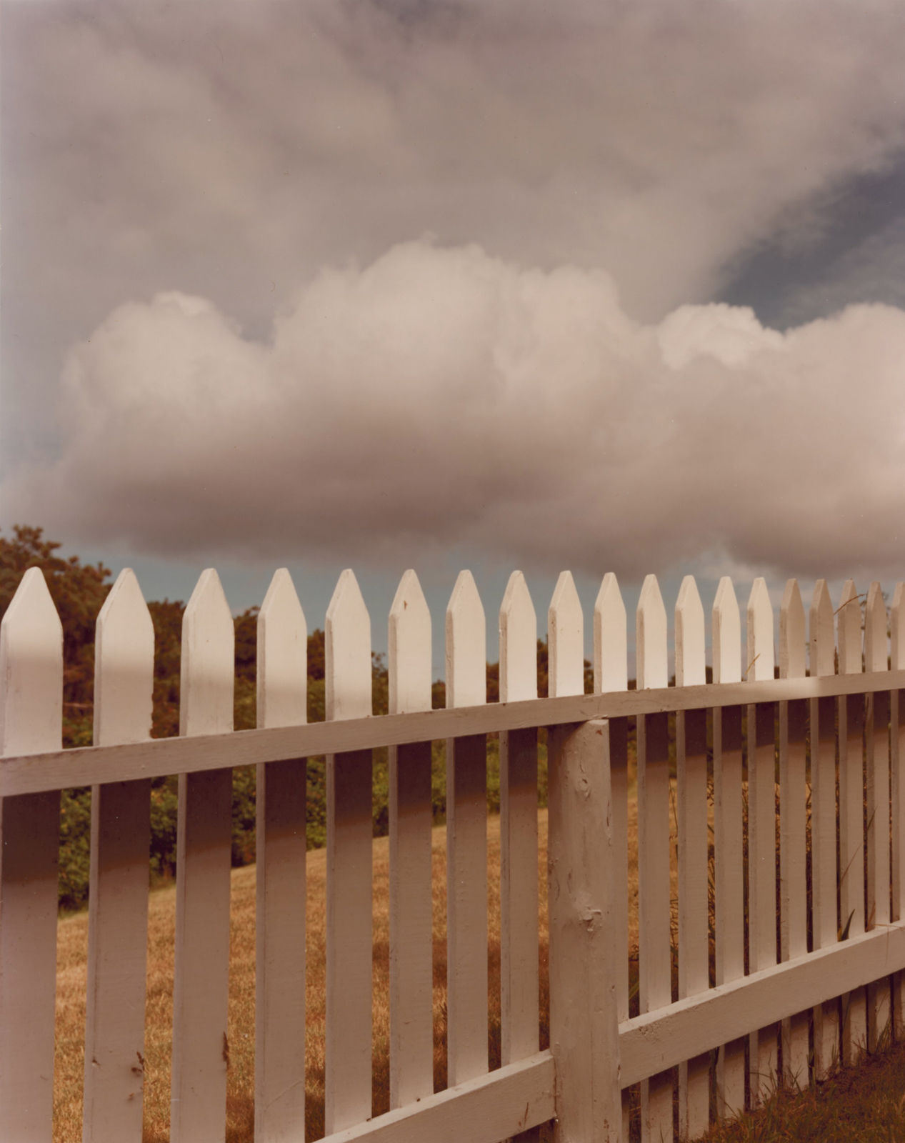 Joel Meyerowitz, Fence/Cloud, Truro, 1976