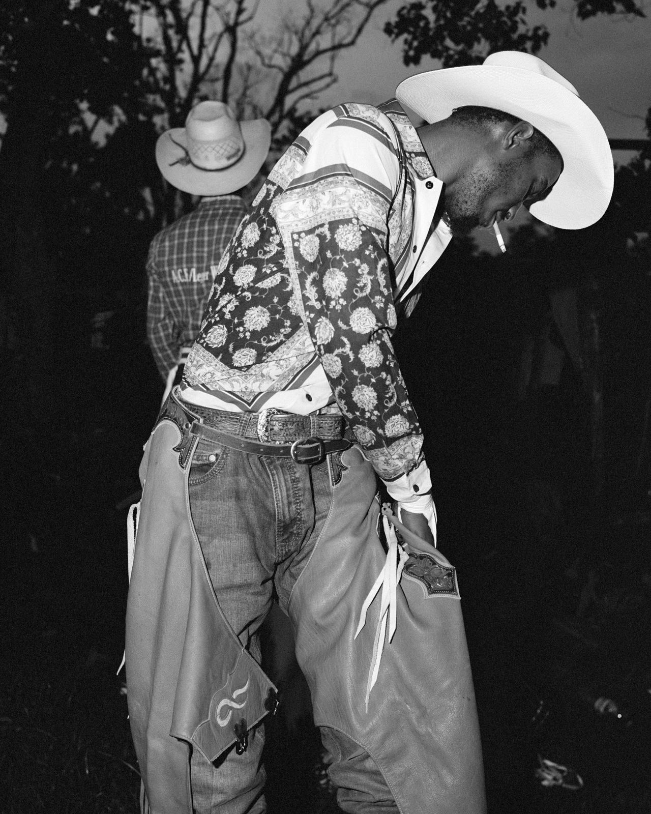Rahim Fortune, Smoking Cowboy Cheek, Texas, From the series 