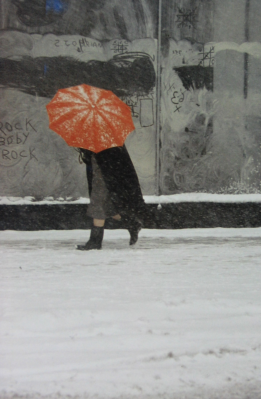 Saul Leiter, Red Umbrella, 1958