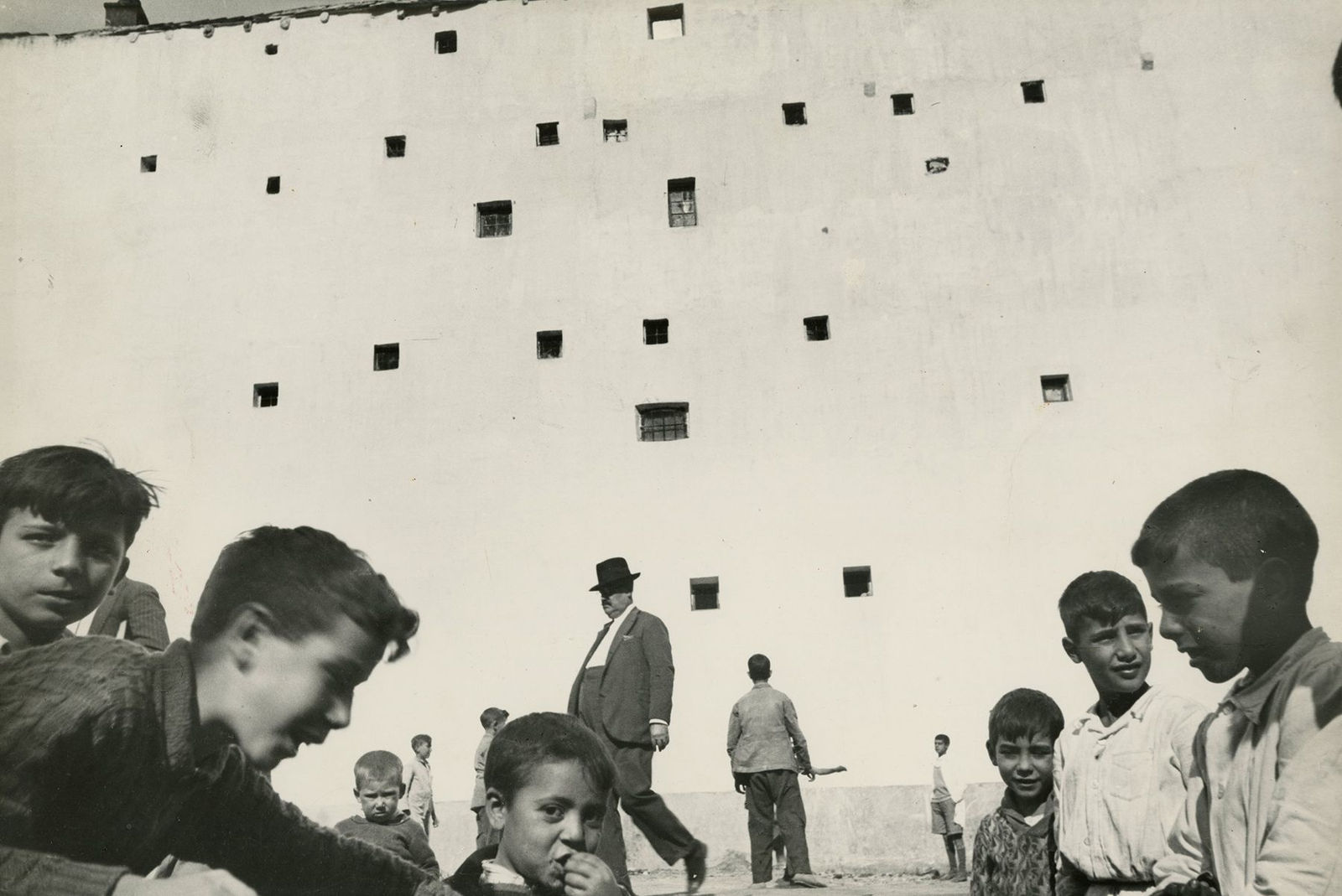 Henri Cartier-Bresson Playground in Madrid, Spain, 1933 Gelatin silver print; printed 1947 9 1/4 x 13 5/8 inches