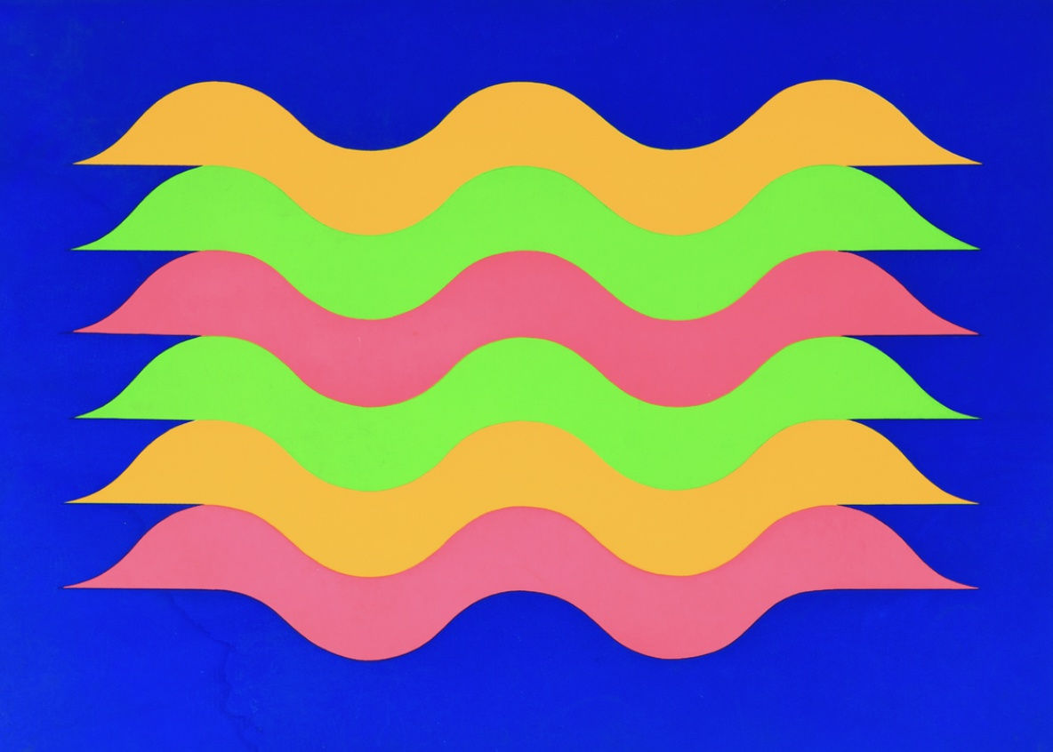 Mohamed Melehi, Flamme, 1970