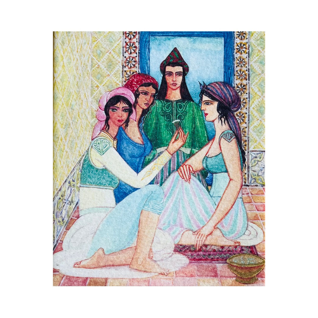 Jellal Ben Abdallah, Femmes à l'intérieur 3, 2000