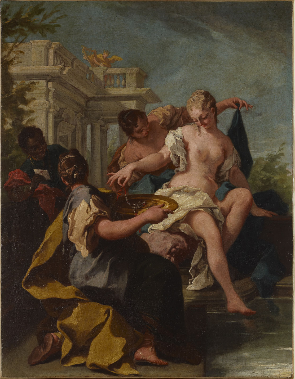 Giovanni Battista Pittoni, David and Bathsheba, (Venice, 1687 - Venice, 1767 )