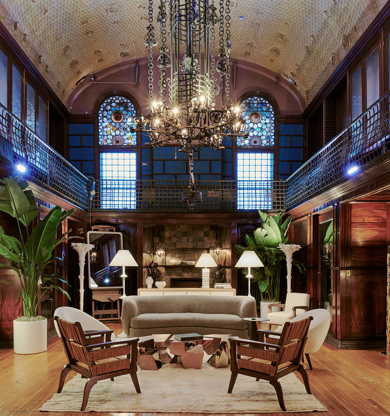 Our Collector's Lounge presentation at The Winter Show, Park Avenue Armory. Photo by Matthew Gordon.