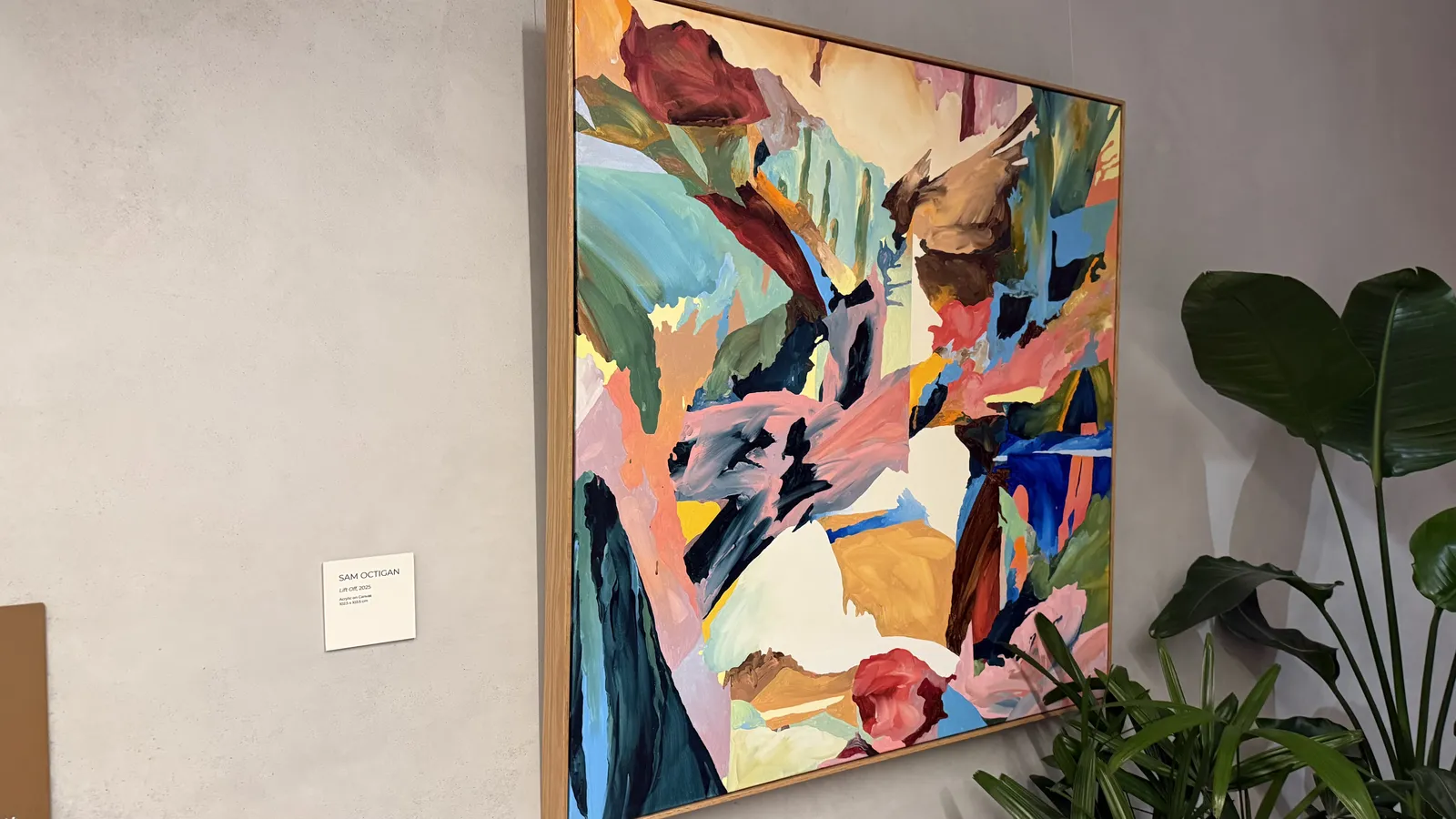 Artwork by Sam Octagon (refurbished wellness lounge, 270 Pitt St)