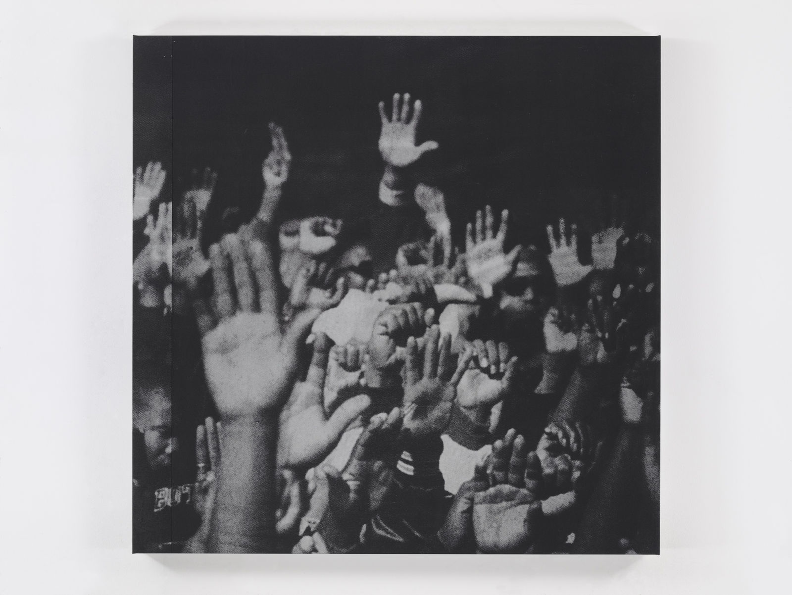 Glenn Ligon, Grey Hands #6, 1996