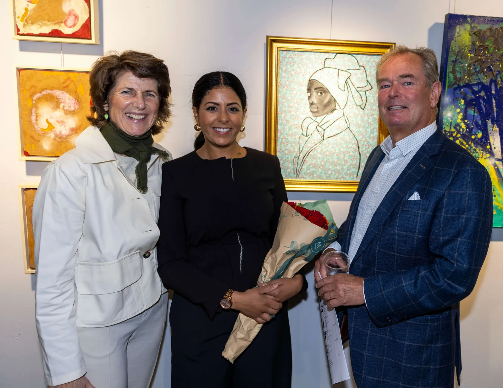 Kunstner Susana Mesquita og Brundtland