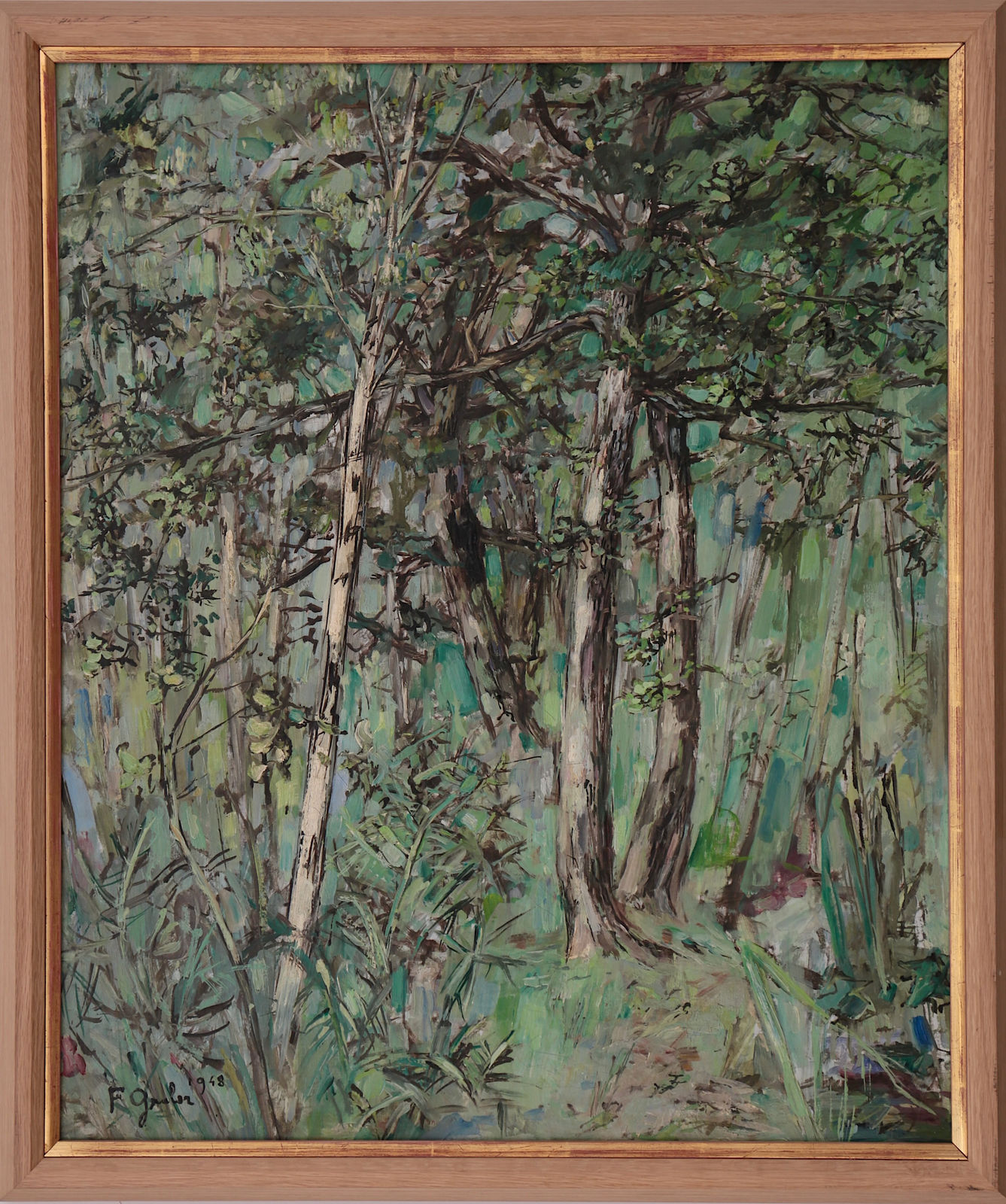 Francis GRUBER, Sous-bois, 1948