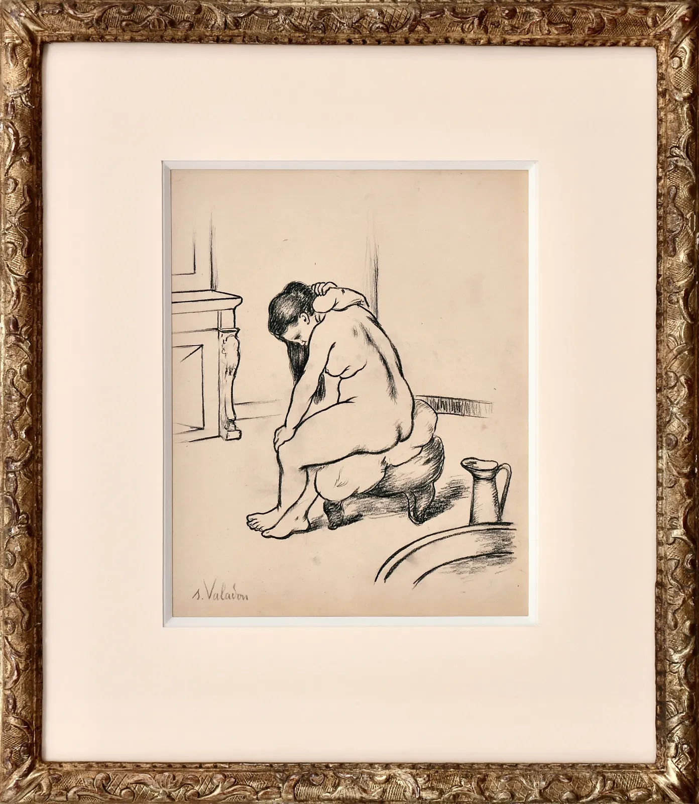 Suzanne VALADON, Femme assise s’essuyant l’épaule