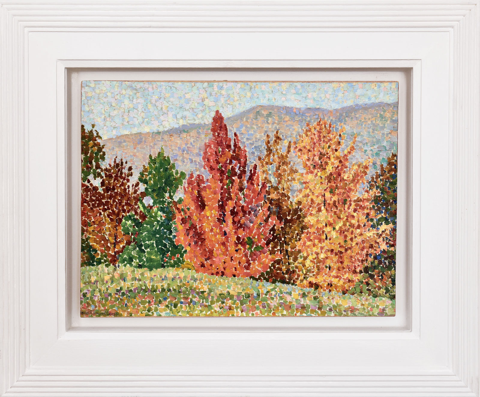 Henri-Edmond CROSS, L’Été indien devant le paysage des Maures, 1899 circa