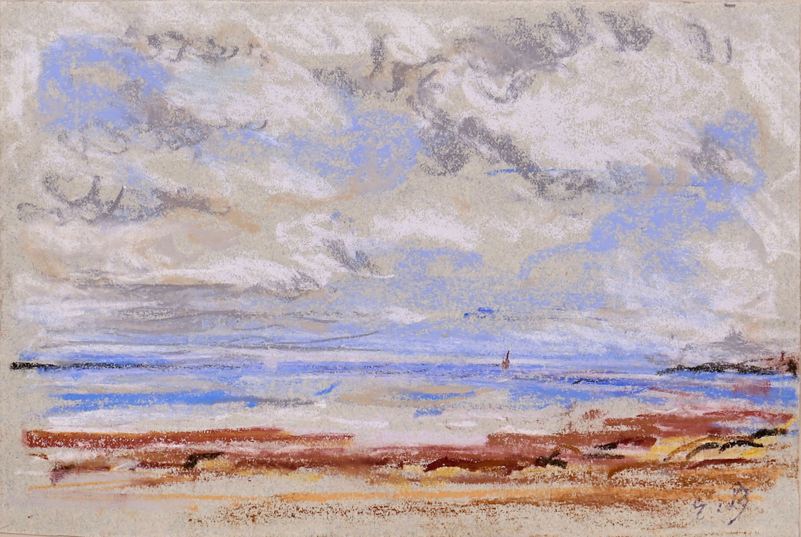 Eugène BOUDIN, Rivage