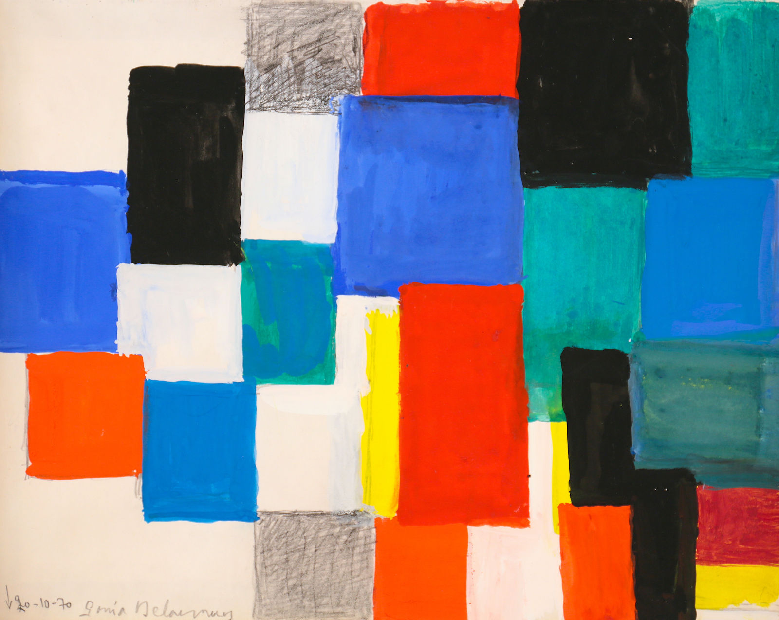 Sonia DELAUNAY, Rythme couleur, 1970