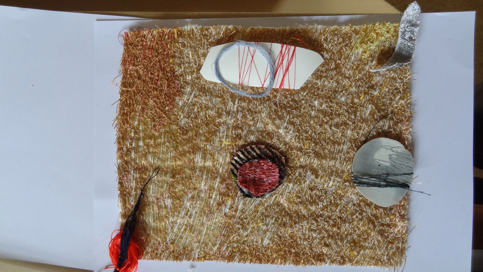 Alice Kettle ( stitch) Helen Felcey (ceramics) Collaborative collection of works 2012