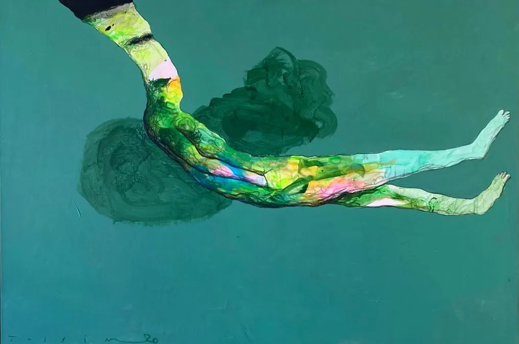 Jassim Aldhamin, Stuck Thoughts, 2020