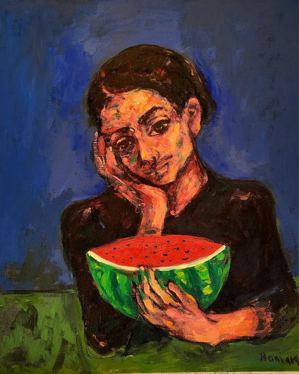 Hani Alqam, The Coming Seeds, 2024