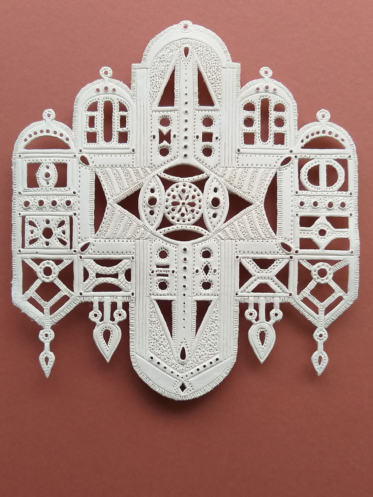 Calma air-drying clay sculpture by Jo Roets