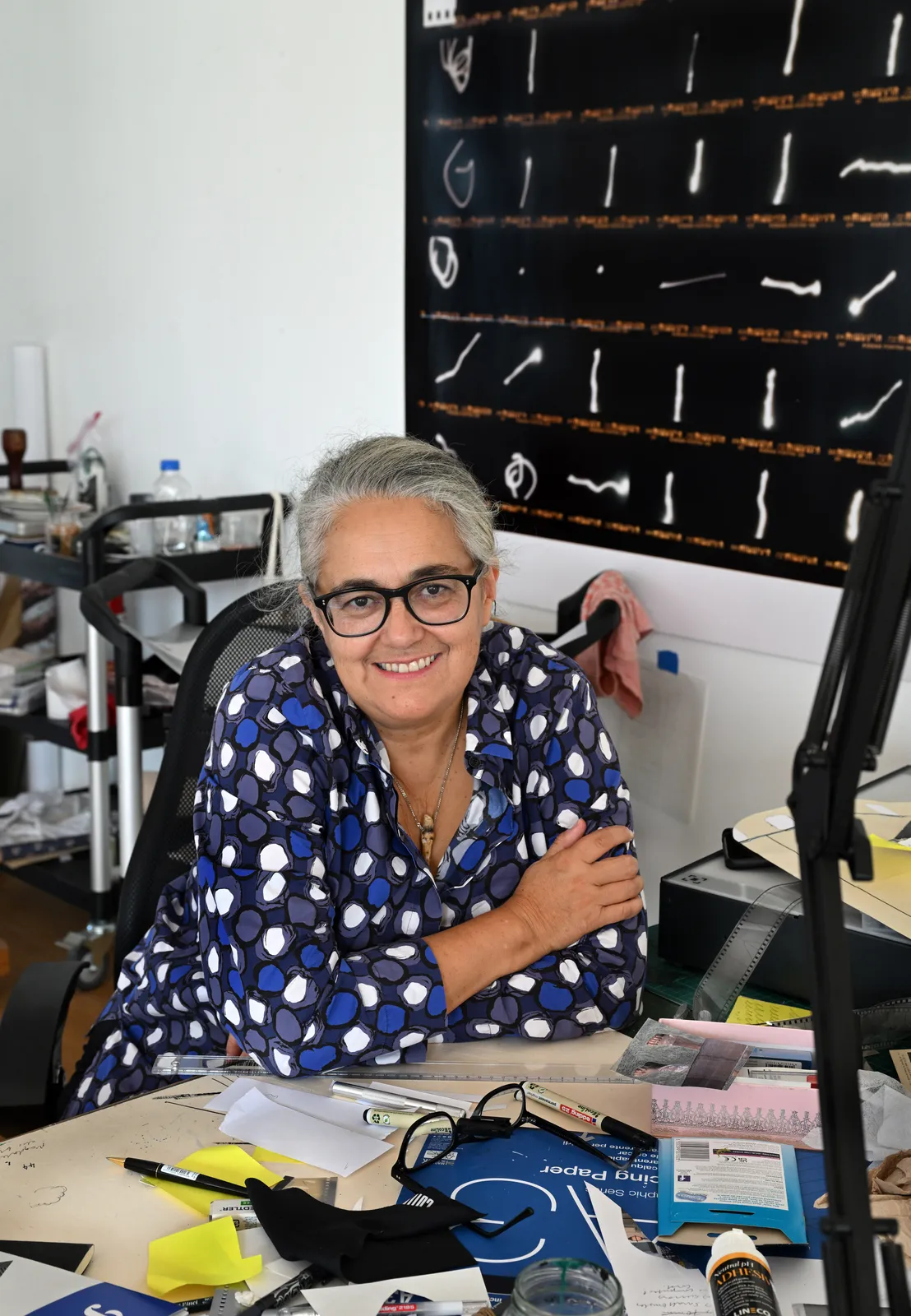 Portrait of Tacita Dean in her studio in Berlin Photo: Royal Academy of Arts, London; ©A. K. Purkiss