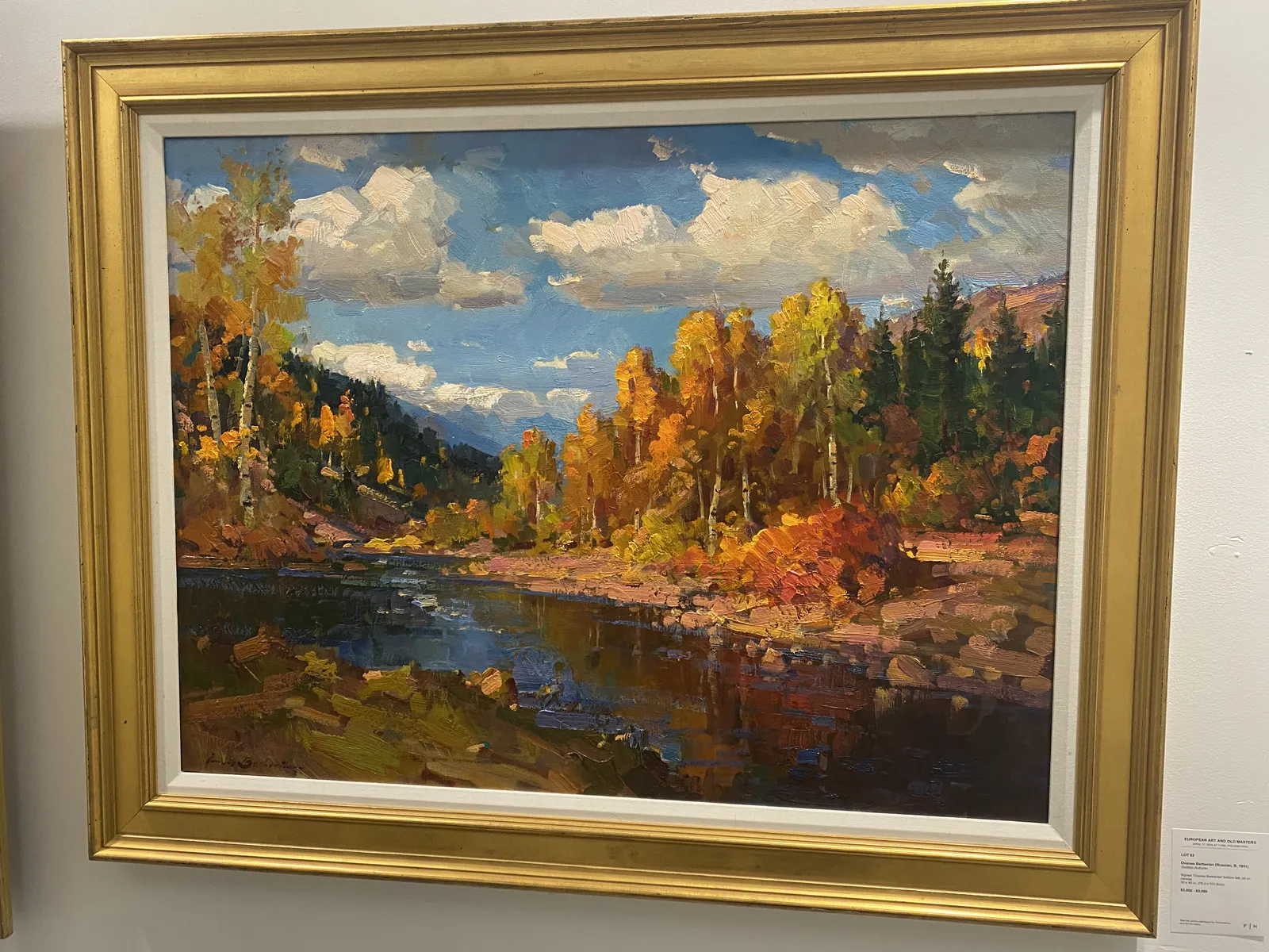 Ovanes Berberian , Golden Autumn, 2002