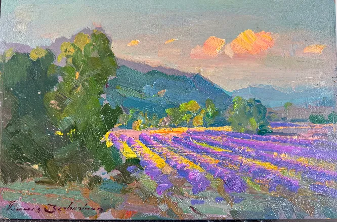 Ovanes Berberian , Lavender Fields , 2024
