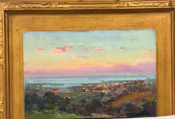 Ovanes Berberian, Beach lights, 2023