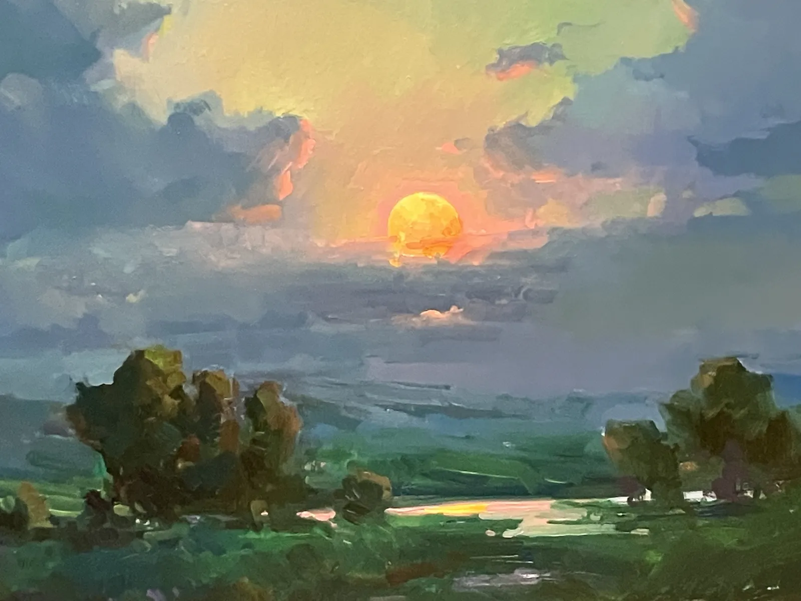 Ovanes Berberian , Moonrise , 2023