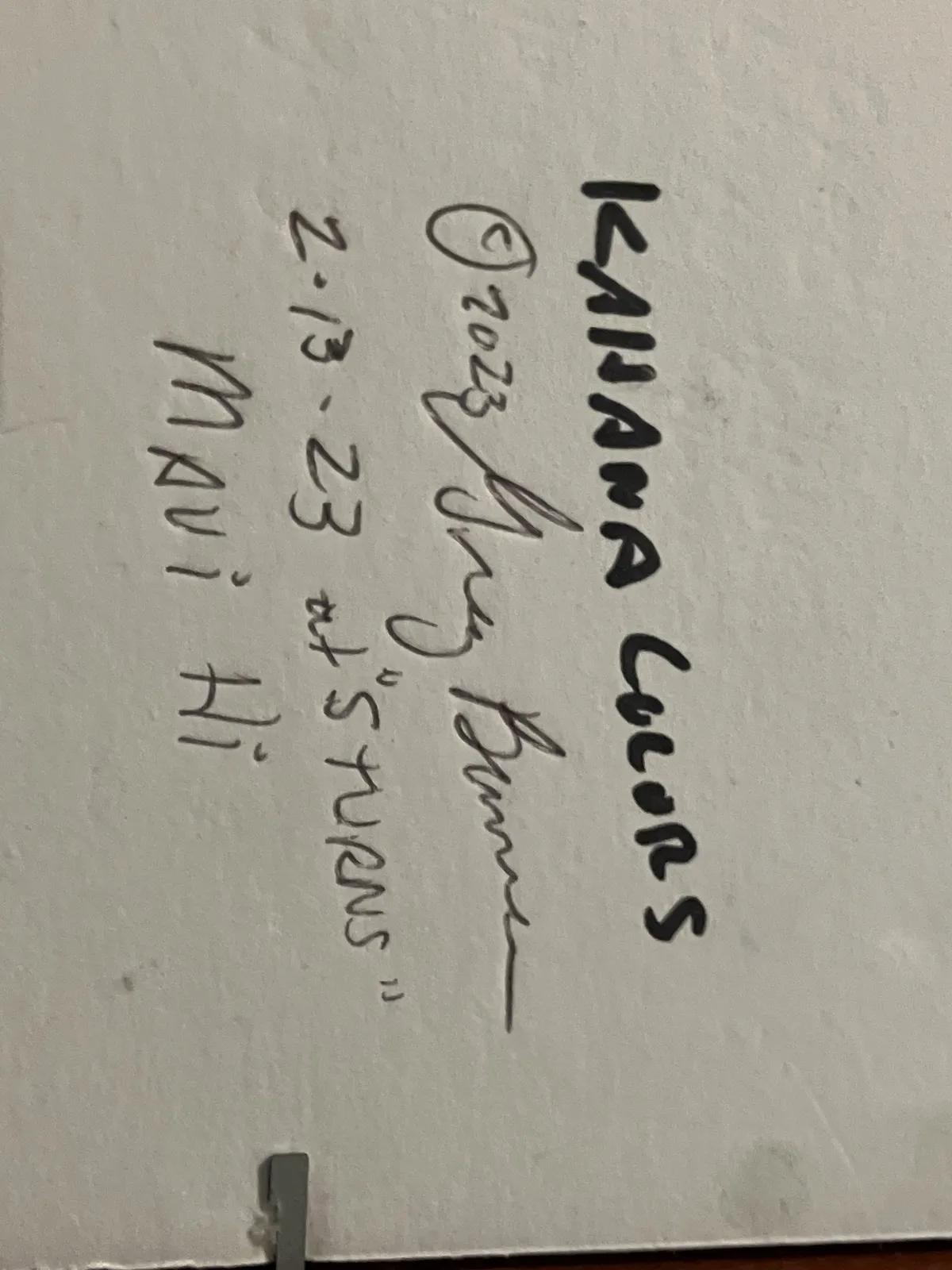 Gregory Barnes , Kahana Colors , 2023