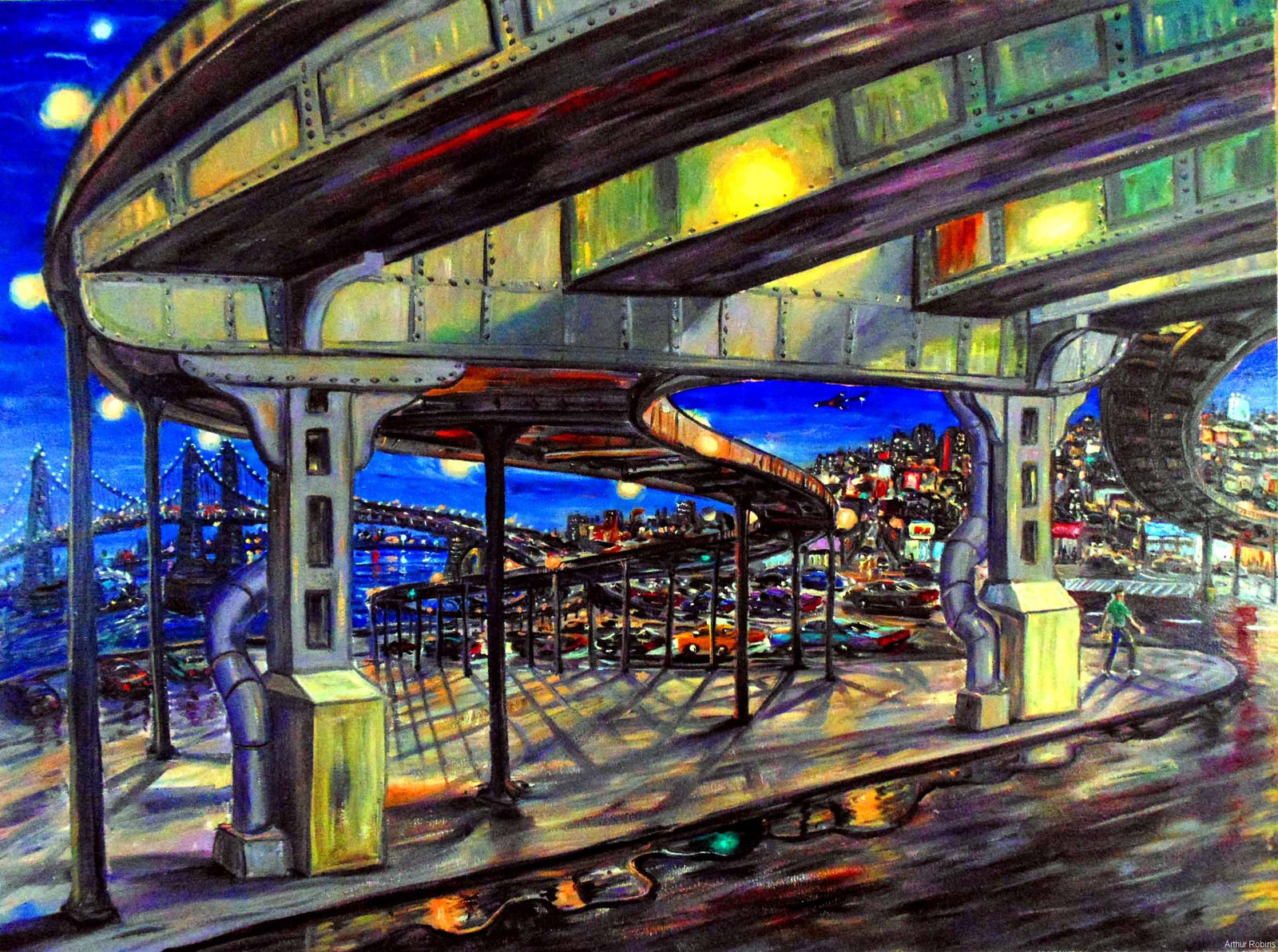 Arthur Robins, Queens Overpass, 2005