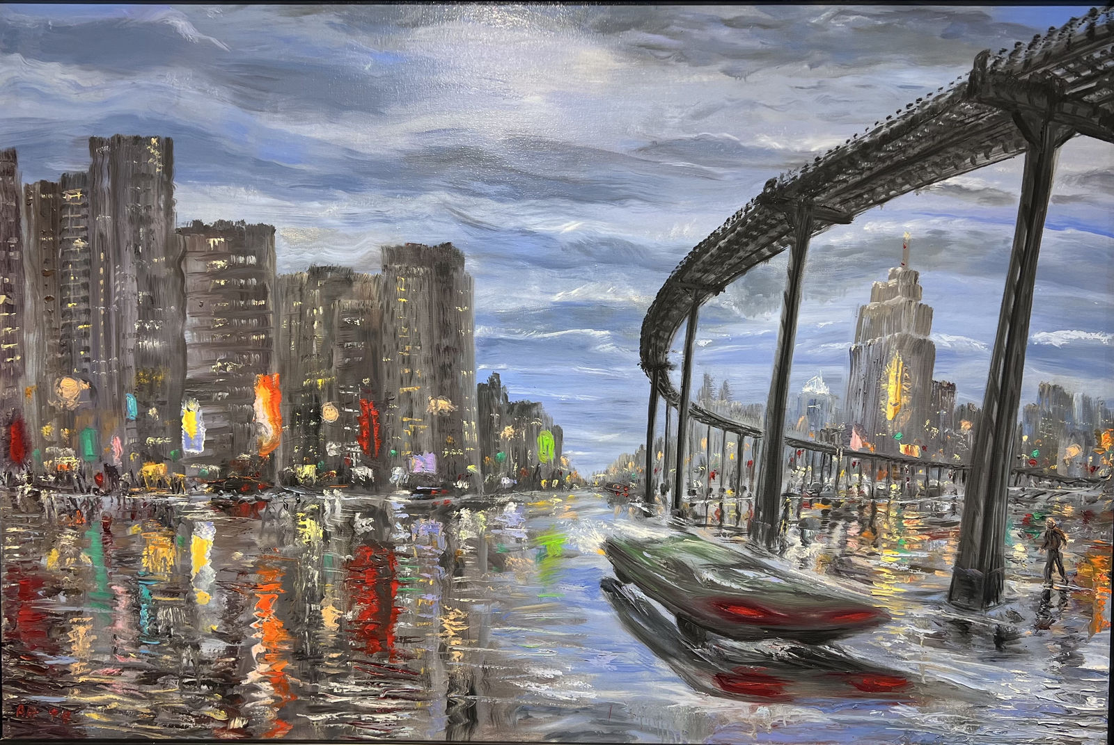 Arthur Robins, Approaching the City, 1994