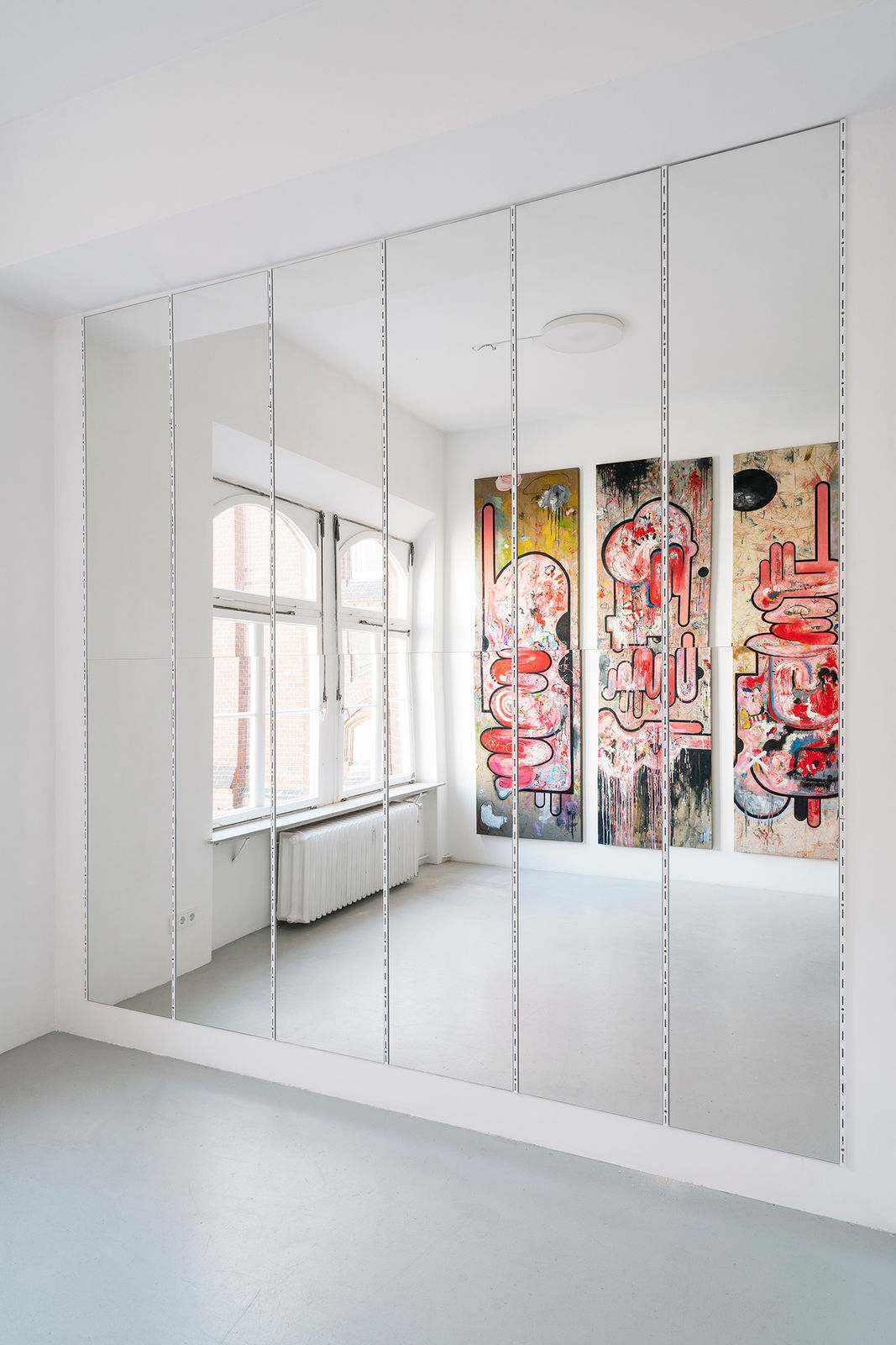 Cabinet #04, Katsuhiko Matsubara Hourglass configuration #1, 2, 3, 2018 Installation view at Bar Am, 2020