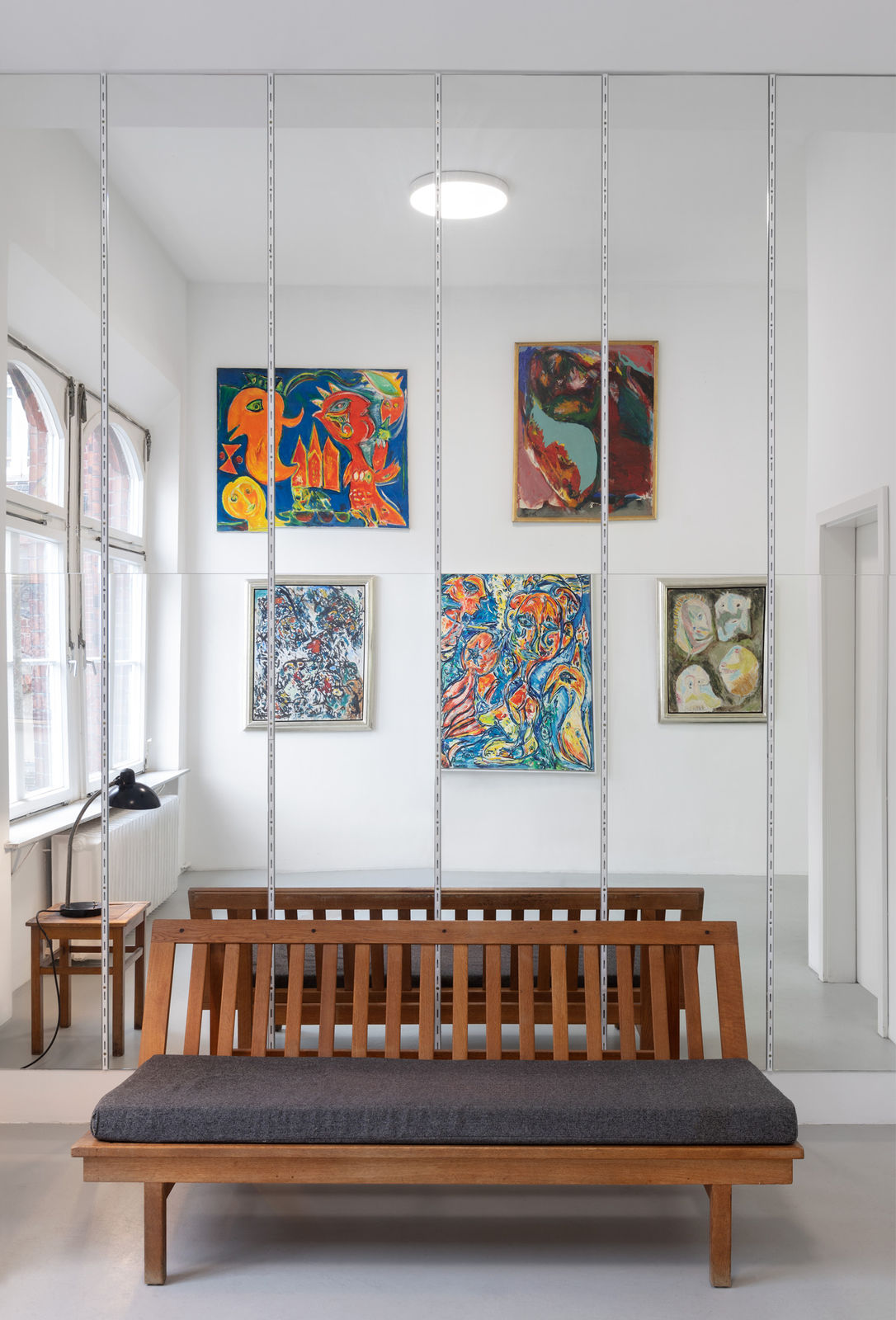 Cabinet #04, Katsuhiko Matsubara Hourglass configuration #1, 2, 3, 2018 Installation view at Bar Am, 2020