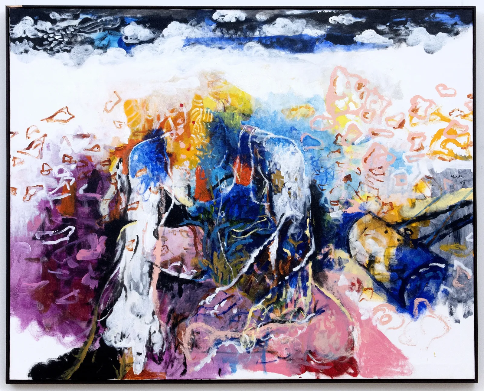 Jagath Weerasinghe, Under the Dark Sky: Among the Rubbles, 2025