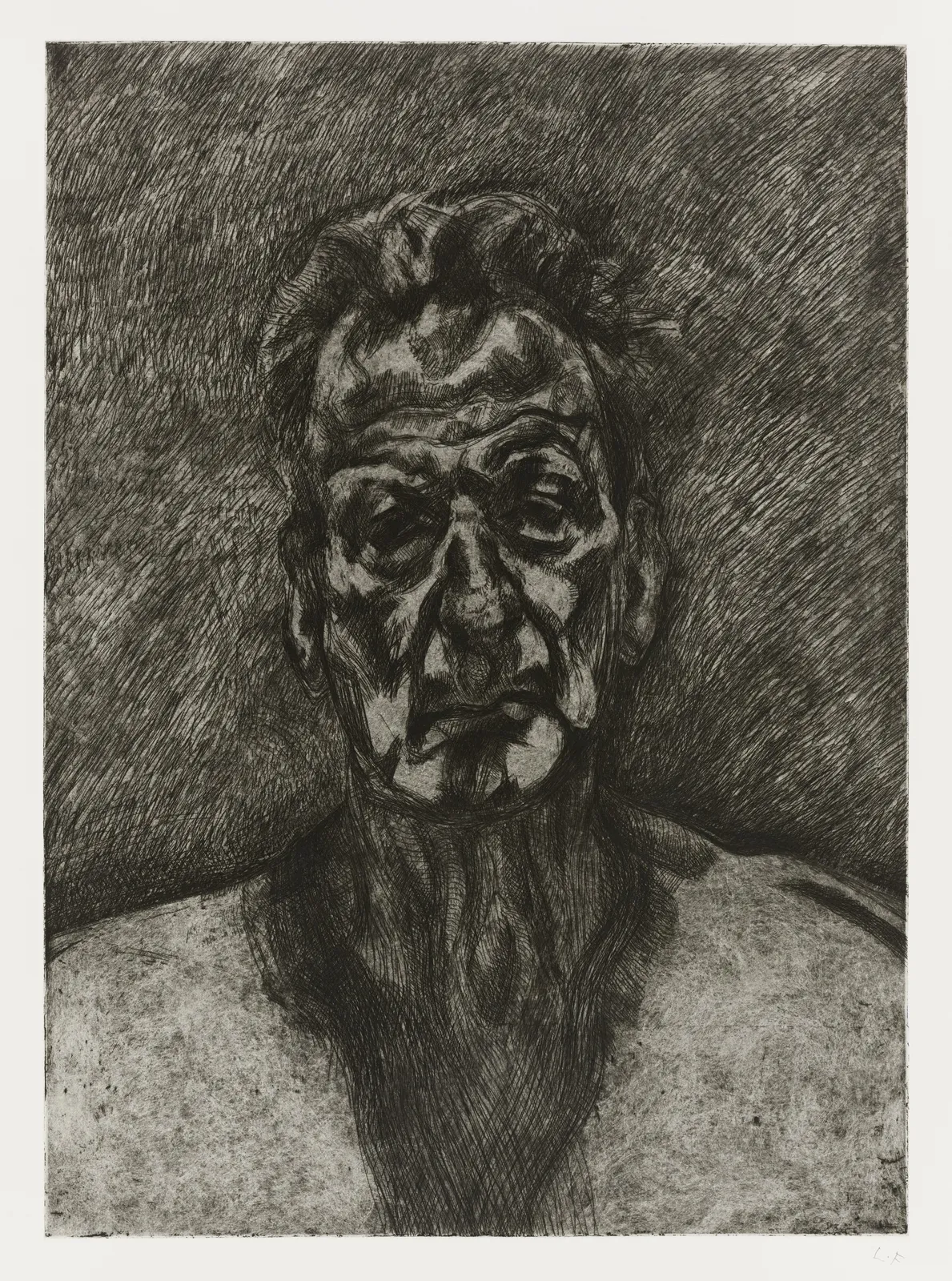 Lucian Freud, Self-Portrait: Reflection, 1996
