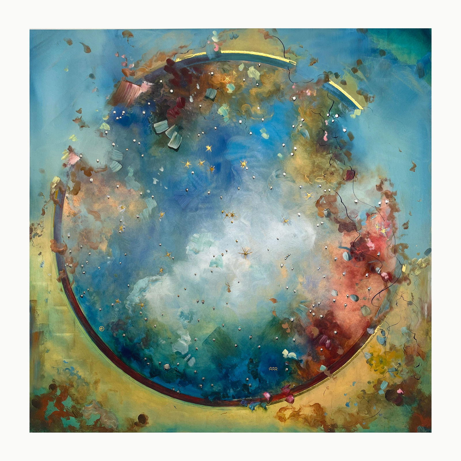 Chris Rivers - Hand-Finished Aquarius Starmap