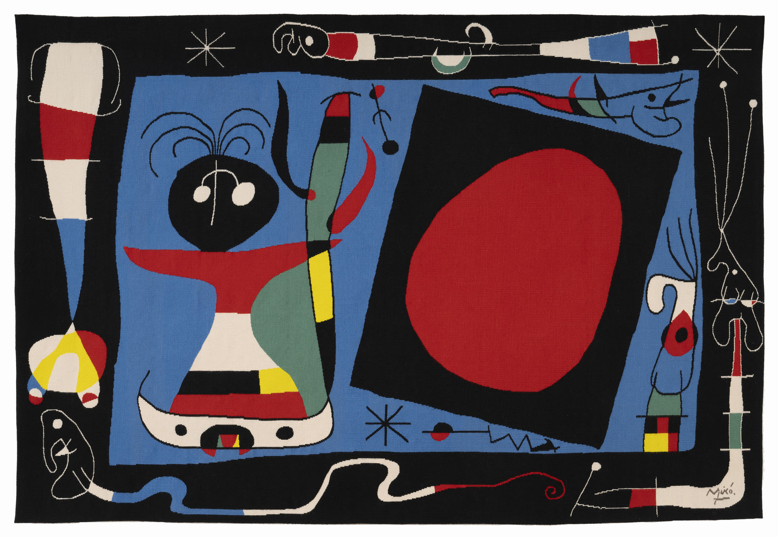 Joan Miró, Femme au miroir, 1956-1965