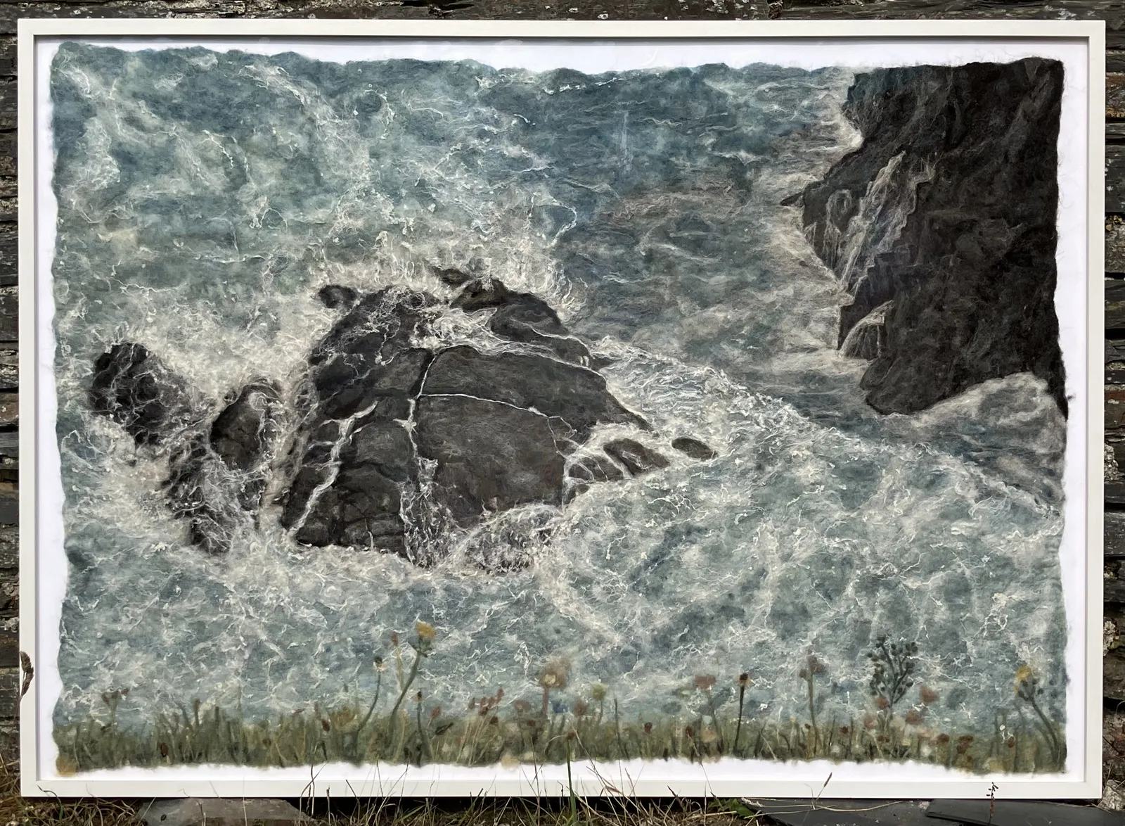 Elizabeth-Jane Grose, Rocks at Trelugga, 2024