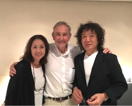 Kurt Gitter with Kakurezaki Ryūichi and Shōko (2016)