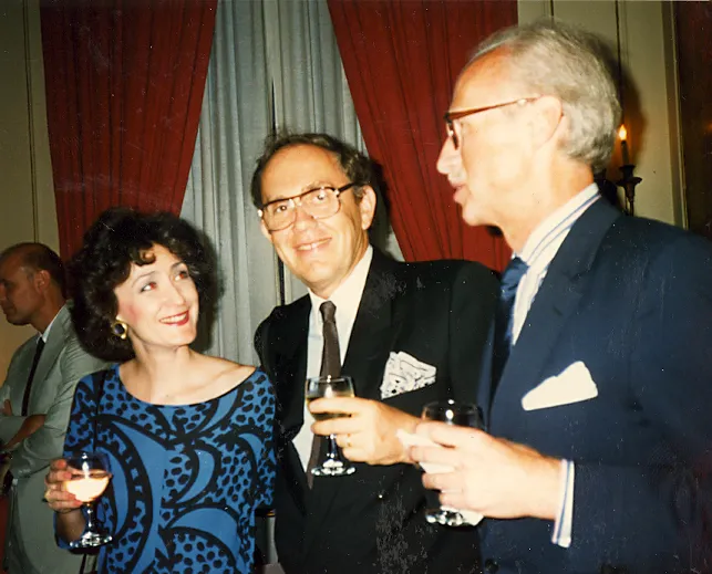 Kurt Gitter with Joan Mirviss and Fred Baekeland