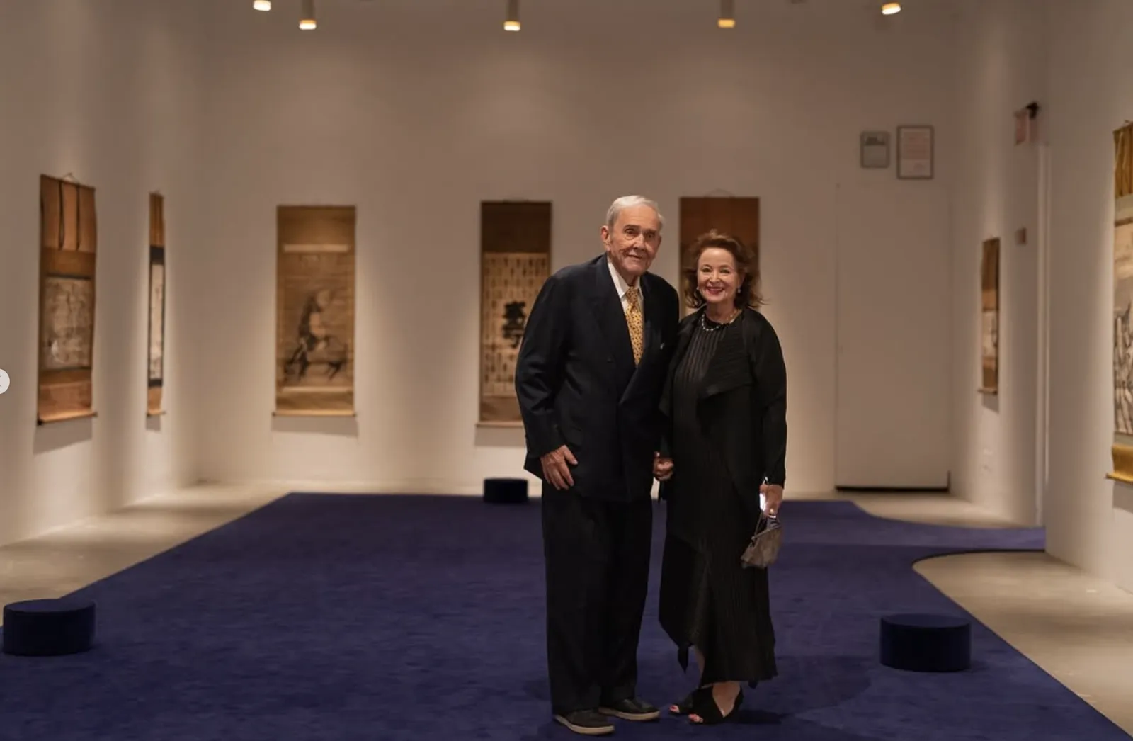 Kurt and Alice at Japan Society for "None Whatsoever: Zen Paintings from the Gitter-Yelen Collection" (2024)