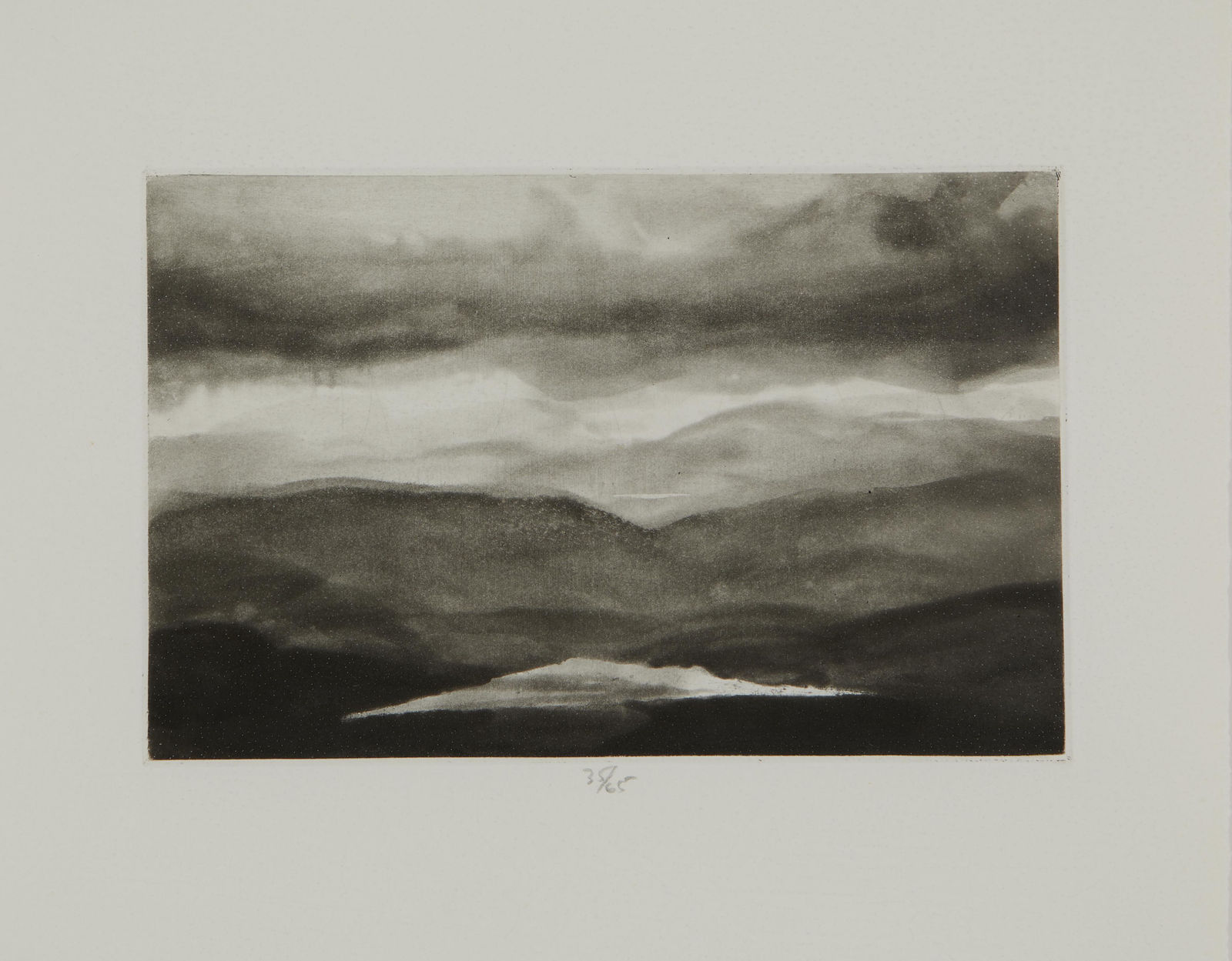 Norman Ackroyd, County Mayo 1- Connemara from Croagh Patrick, 1994