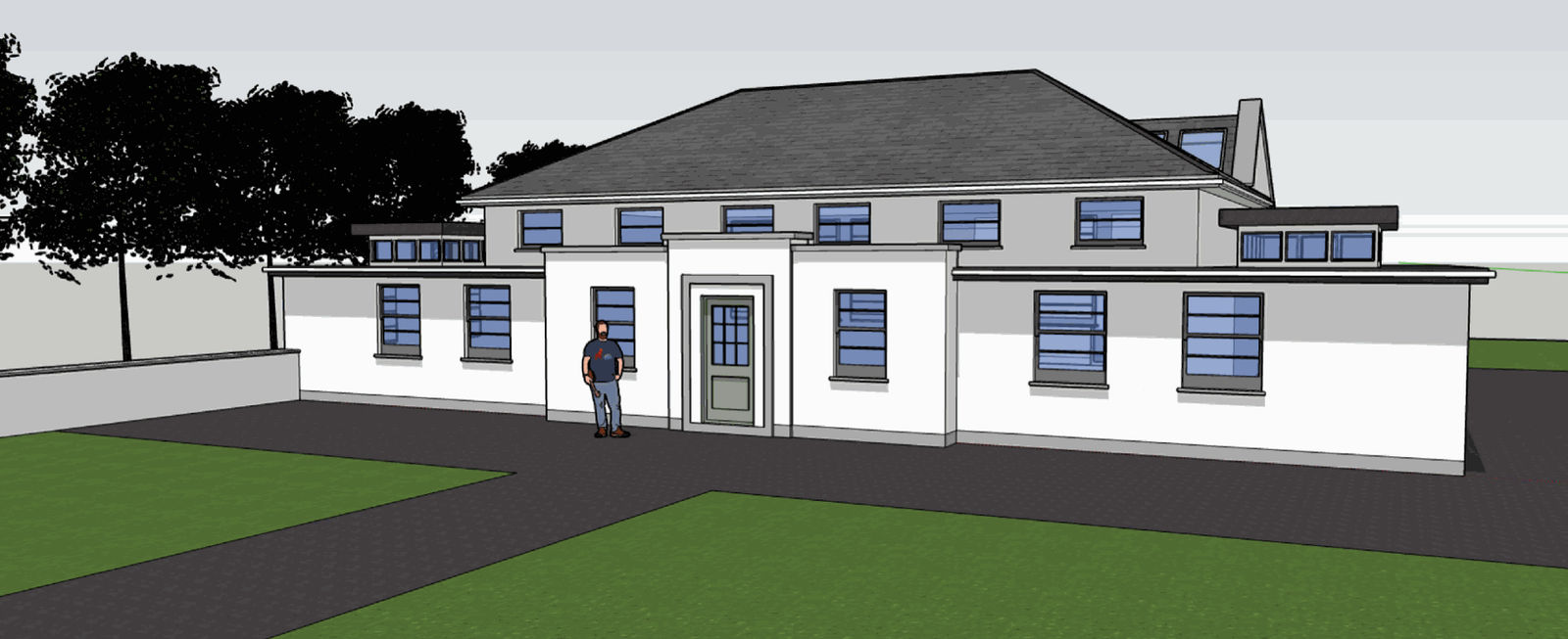 Proposed exterior plans