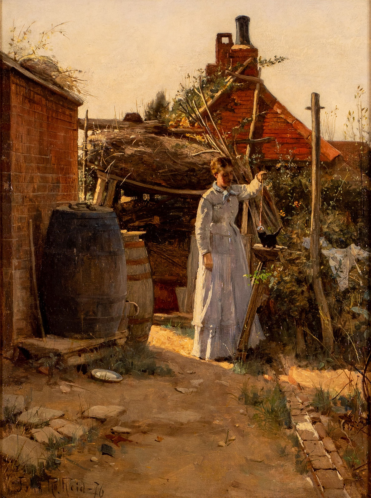 John Robertson Reid RI ROI, Idle Moments, 1876