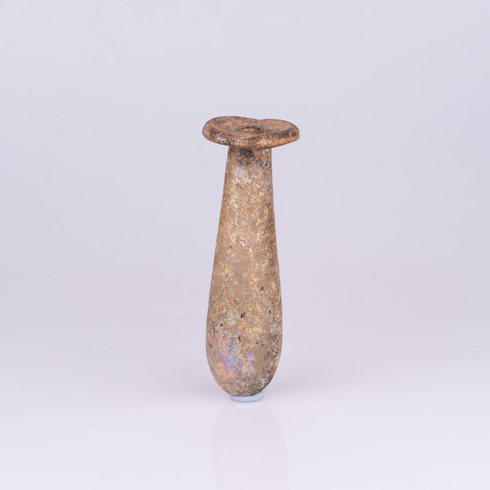 Roman glass flacon, 3rd-4th century