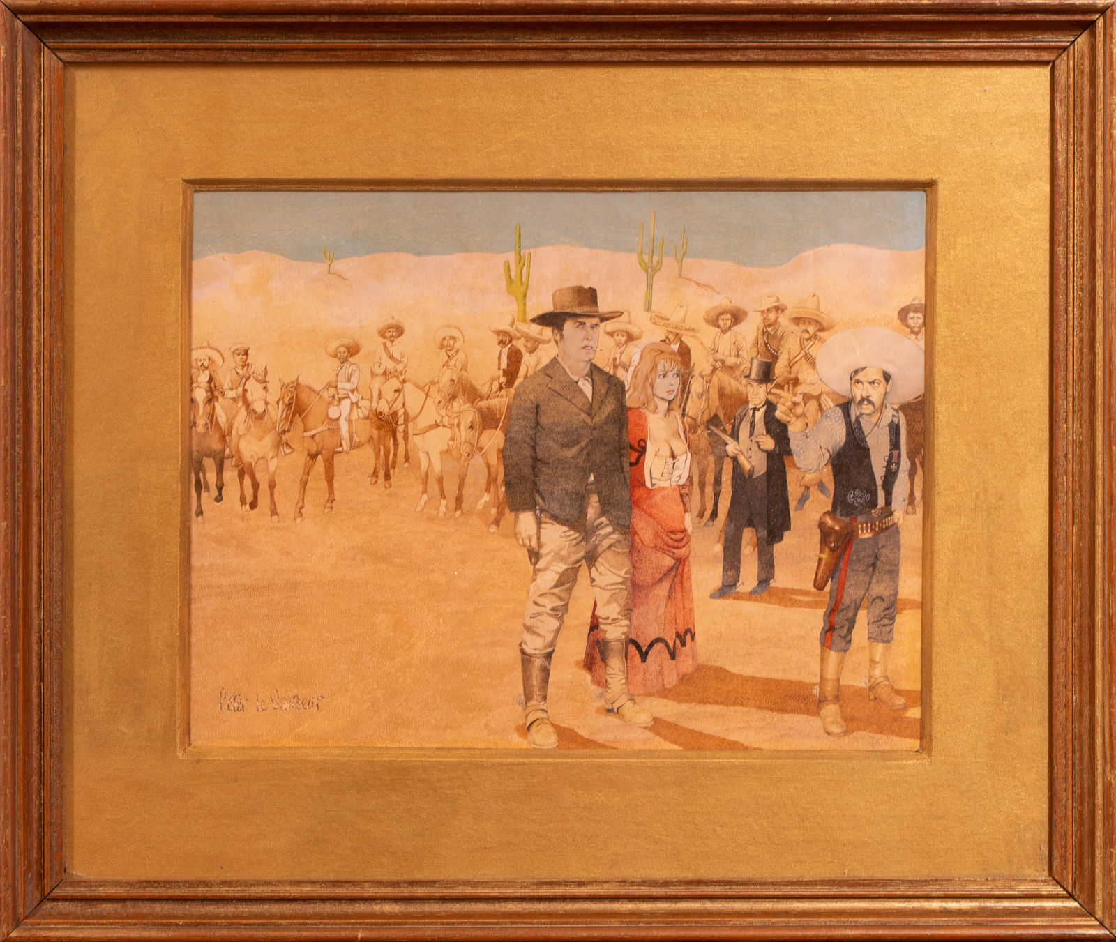 Peter Le Vasseur, Characters from a Western movie