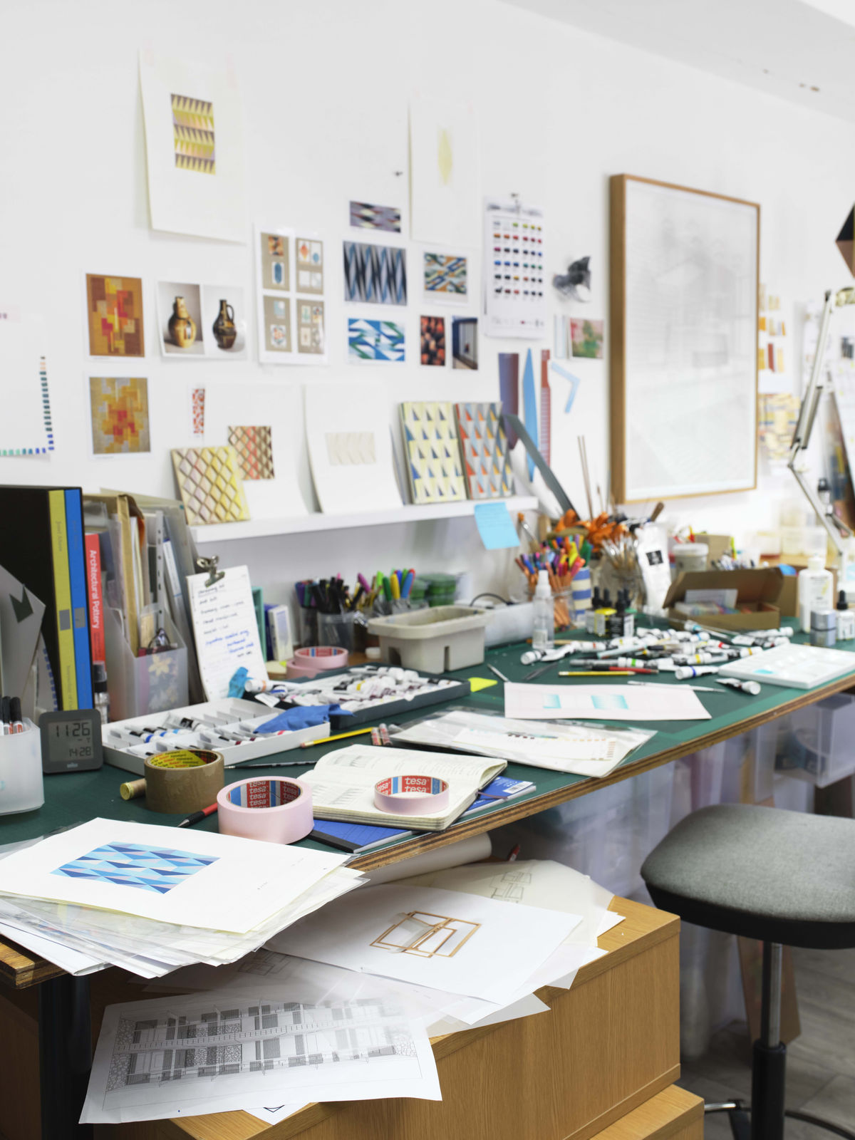 Lucy Williams' studio, London 2025. Photography by Ben Westoby/Fine Art Documentation.