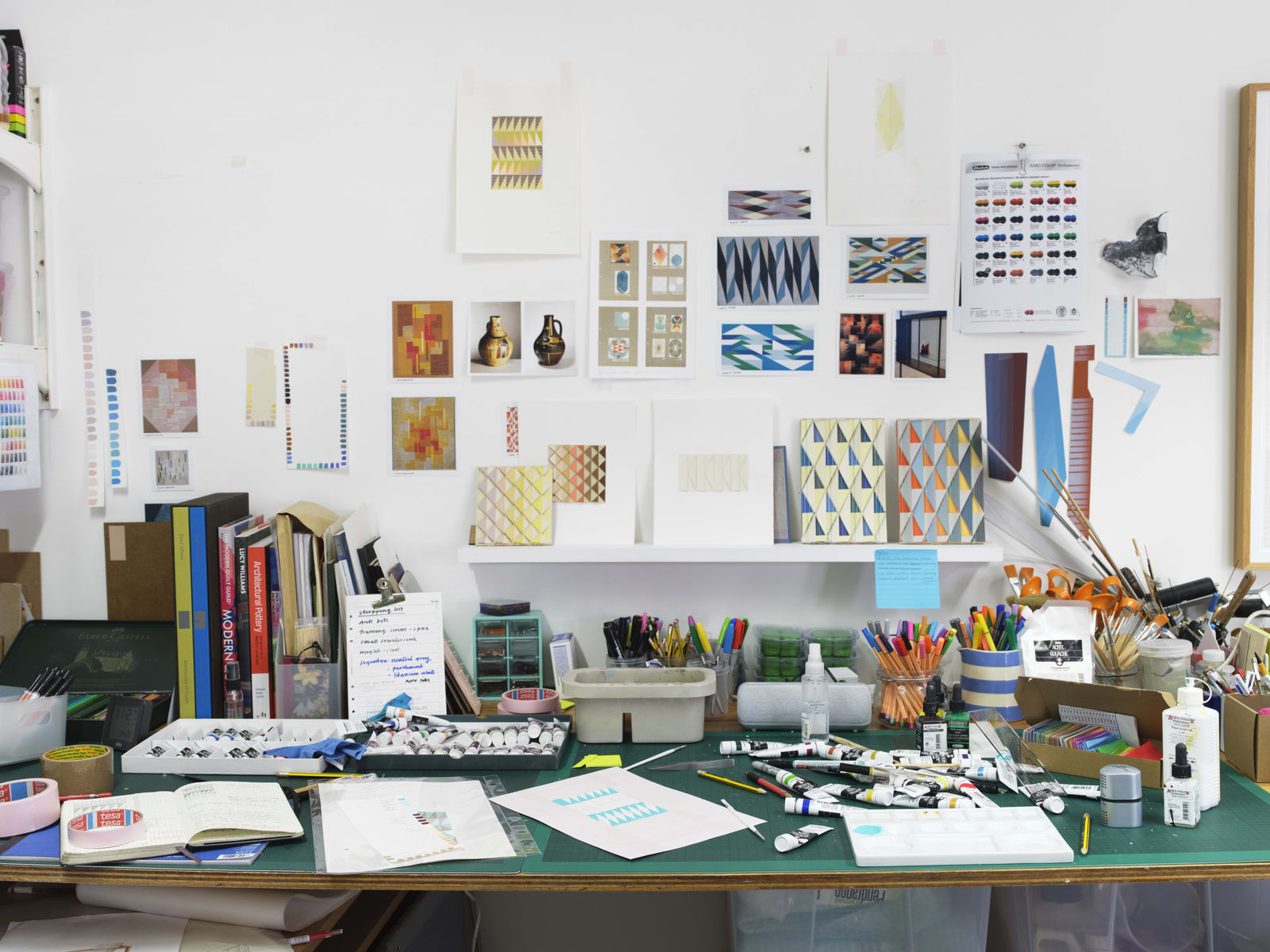 Lucy Williams' studio, London 2025. Photography by Ben Westoby/Fine Art Documentation.